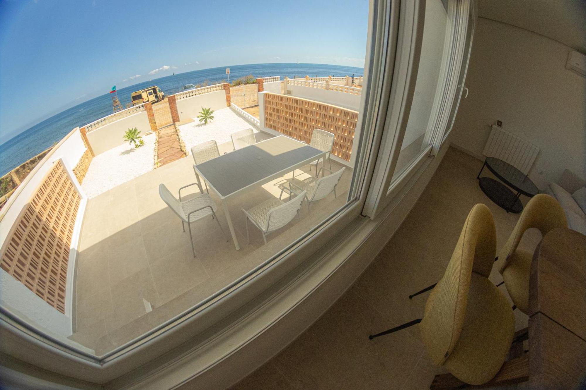 Vistas Y Terraza Panoramica Frente Al Mar En Denia, Las Rotas エクステリア 写真